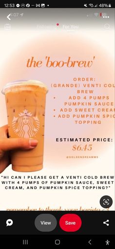 the starbucks app is open to purchase drinks