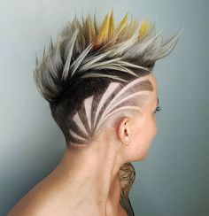 Hair Tattoo Designs, Undercut Hair Designs, Shaved Pixie, Shaved Hair Designs, High Fade, Haircut Designs, Mens Hair Trends, Fade Haircuts, Slick Back