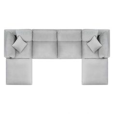 Sectional With Ottoman, Big Sofas, Modern Sofa Sectional, Inexpensive Furniture, Modern Tv Stand, Modular Sectional Sofa, Modway Furniture, Contemporary Bed, Upholstered Sectional