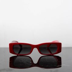 Valentino Narrow Rectangular Sunglasses Details Narrow Frame Rectangular Shape Oversized Arm Stud Made In Italy Model Va 4105 Measurements Lens Width: 51mm Bridge Size: 18mm Temple Length: 140mm Material Acetate Color Frame Color: Red Lens Color: Smoke Condition New Without Tags/Box Sleeve Included Red Rectangular Sunglasses With Tinted Lenses, Red Rectangular Sunglasses With Gradient Lenses, Modern Red Rectangular Sunglasses, Red Rectangular Polarized Sunglasses, Red Rectangular Sunglasses With Mirrored Lenses, Classic Red Rectangular Sunglasses, Valentino Red, Color Frame, Rectangular Sunglasses