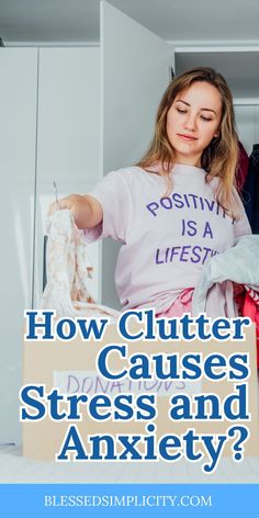 Find out how being disorganized and seeing clutter can cause anxiety and stress and get tips on how to avoid it. Mom Health, Mom Schedule, Cleaning Motivation, First Time Moms