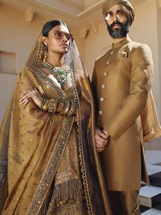 By designer Sabyasachi Mukherjee, Bridelan: Personal Shoppers, Fashion Stylists and Luxury Consultants for South Asian and Indian weddings, based out of Mumbai, India. Email info.bridelan@gmail.com. Website www.bridelan.com   #Sabyasachi #Sabyasachilehenga #SabyasachiSS19  #Sabyasachiwedding  #Bridal #Wedding lehenga #Springsummer2019 #Destinationwedding #IndianBride #IndianWedding #Bridelan #BridelanIndia Gold Wedding Lehenga, Bridal Wedding Lehenga, Basic Wedding, Brides Mother, Saree Looks, Sarees For Wedding, Brides Sister