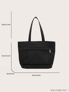 BagForLove - Spacious Unisex Tote Bag with Ample Storage Product Description Color Black Type Square Bag Style Minimalist Strap Type Double Handle Pattern Type Plain Closure Type Zipper Features High-capacity Composition 100% Polyester Material Polyester Details Pictures Similar Products h2 { text-align: center; } /* æ¢è¡ */ li{ white-space: normal; word-break: break-all; word-wrap: break-word; } .red-box { width: 100%; display: flex; flex-direction: row; flex-wrap: wrap; justify-content: center; } .red-box > div { width: 190px; height: 250px; margin: 10px; } .red-box > div > a > img { width: 190px; height: 250px; } .size-box { width: 100%; margin: auto; white-space: nowrap; } .table { border-collapse: collapse; border-spacing: 0; width: 100%; table-layout: fixed; } tr, td, th { border: Trendy Black Canvas Bag With Zipper Closure, Black Rectangular Canvas Bag With Zipper Closure, Black Canvas Satchel With Zipper Closure, Black Canvas Bag With Zipper Pocket For School, Black Canvas Satchel Bag With Zipper Pocket, Casual Black Canvas Bag, Black Canvas Travel Bag With Zipper Closure, Black Canvas Bags With Large Capacity, Black Tote Shoulder Bag With Pockets