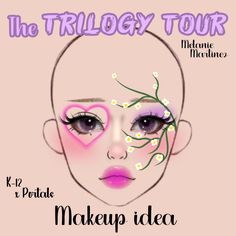 Melanie Martinez K-12 Makeup, Trilogy Tour Hair Ideas, Trilogy Tour Makeup Ideas K-12