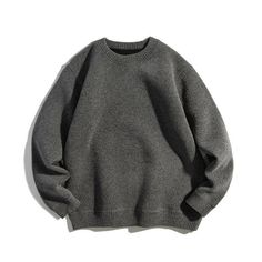 Product Description * Item:  Men's Sweater Crew Neck Pullover Youth Casual Loose Solid Color All-Match Knitted * Condition: 100% Brand New * Color:Black ,Light Grey,Dark Gray * Size:Asian M-2XL    Please note: 1.Please allow a little error due to manual measurement. 2.The color maybe a little difference because of the light,screen reflection etc. 3.If you are not sure what size to choose, you can tell us your height and weight, we will recommend the right size for you. Shipping 1. Your Item(s) w Oversized Sweater Mens, Gray Crew Neck Sweater For Winter, Wool Sweater With Ribbed Collar And Crew Neck, Wool Sweater With Ribbed Crew Neck, Cozy Knitted Crew Neck Sweatshirt, Solid Color Crew Neck Knit Sweater, Solid Crew Neck Knit Sweater, Cozy Solid Color Crew Neck Sweater, Classic Crew Knit Sweater