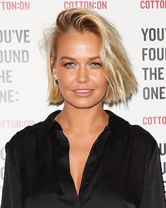 Long Bob Blonde, Lara Worthington, Best Bobs, Stacked Bob Hairstyles, Kate Bosworth, Hot Hair Styles