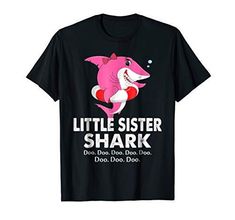 Little Sister Shark T Shirt Family Shark Halloween Christmas #Sponsored , #AD, #Shirt#Shark#Sister Shark Halloween, Shark Shirt, Shark T Shirt, Nanny, Little Sisters, Family Shirts, Halloween Christmas, Mens Graphic Tshirt, Halloween