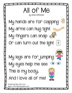 an all of me poem for kids