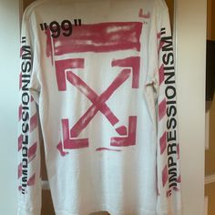 Authentic Off-White Mens Long Sleeve Tee. Has A Few Light Stains However I Feel Its Still Wearable . It Was Over $400 Will Negotiate A Fair Price. Off White Mens, Mens Long Sleeve Tee, Light Stain, White Shirts, Impressionism, Long Sleeve Tee, Mens Long Sleeve, Long Sleeve Tees, Mens Shirts