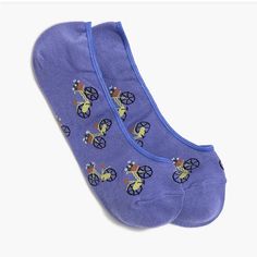 Cute Bicycle No Show Socks Casual Blue Socks For Spring, Casual Blue No-show Socks, Casual Sports Socks For Spring, Casual Purple Sports Socks, Fuzzy Boots, American Flag Sweater, Trouser Socks, Adidas Track, Ankle Socks Women