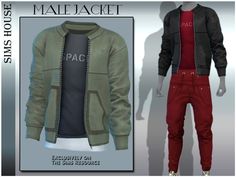 an image of male jacket and pants for the simses experience by malejacket