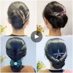 29M views · 550K reactions | Simple hairstyles just for you! | hairstyle | Simple hairstyles just for you! | By MetDaan Hairstyles | Hey, ladies. We have something super special for you today. Starting off with these easy everyday hairstyles. Create a ponytail and then add a cute twist. The perfect fit for an elegant event as well. Check this one out. It's a half up, half-down hairstyle Nope, it's about to turn into completely something else. Love it. How excited are you for this next hairstyle? Looks like a braid but it's definitely not fun. Oh, wow. It looks absolutely beautiful. Time to wrap it up. We freeze the last seconds. So beautiful. Hairstyle Simple, Easy Everyday Hairstyles, Hair Accessories Pins, Simple Hairstyles, Hair Braid Videos, A Ponytail, Hair Balayage, Hairstyle Look, Favorite Hairstyles