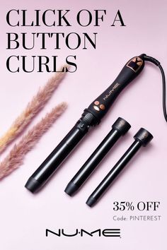 NuMe's Automatic Curling Wand is here for easy and fast styling that give salon worthy results at home. The Click