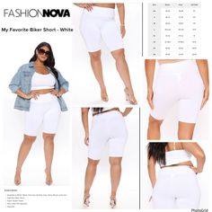 Fashion Nova 2x Plus Size White My Favorite Biker Shorts Nwt *Brand New With Tags! *Excellent Condition! *No Flaws! Please Comment If You Have Questions. Accepting Offers. White Knee-length Biker Shorts For Summer, Trendy White Biker Shorts For Summer, Trendy White Biker Shorts For Spring, White Biker Shorts For Summer, Trendy White Biker Shorts, White Casual Biker Shorts Above Knee, White Mid-thigh Biker Shorts, Casual White Mid-thigh Biker Shorts, White Mid-thigh Length Summer Shorts