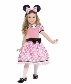 Disney Junior Girls Pink Deluxe MINNIE MOUSE Costume Outfit Child Small (4-6) *** No returns. All costume sales are final. *** Deluxe Minnie Mouse 2-Piece Costume includes: Dress and Headband Minnie Princess Dress, Minnie Mouse Costume For Kids Pink, Minnie Mouse Costume Toddler Pink, Halloween Costume Toddler Girl, Costume Disney, Minnie Mouse Costume, Mouse Costume, Kids Costumes Boys, Top Kids