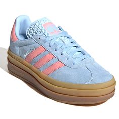 Send Offers. I May Accept 100% Authentic Straight From Adidas Very Lightweight And Comfortable For Summer Can Be Easily Styled Shipping Same Day / Next Day (Unless Holiday) Adidas Samba Colorful, Colorful Tennis Shoes, Adidas Gazelles, Adidas Gazelle Bold, Nike Shoes Women Fashion, Gazelle Bold, Bold Shoes