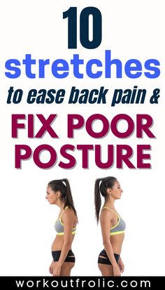 Tilt Stretches, Bad Posture Exercises, Posture Workout, Fix Posture, Lower Back Stretches, Lower Back Pain Stretches, Posture Stretches, Anterior Pelvic Tilt, Better Posture Exercises