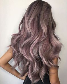 Lilac Grey Hair, Balayage Hair Grey, Stylish Hair Colors, Trendy We Fryzurach, Guy Tang, Lilac Hair, Lavender Hair, Stylish Hair, Hair Today