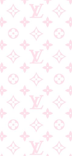 a white and pink wallpaper pattern with small, stylized designs on the bottom half of it