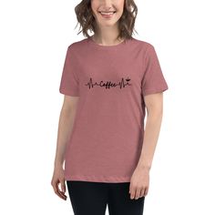 Get your daily caffeine fix in style with our Coffee Lover's T-Shirt, designed to keep you comfortable all day long. Crafted from the softest and most luxurious combed cotton, this women's tee offers a relaxed fit and a smooth fabric that feels like a dream against your skin. Whether you're going for a casual look or dressing up for a business-casual occasion, this versatile t-shirt pairs effortlessly with jeans or can be elevated with a jacket and dress pants. Its timeless design and exceptional comfort make it the perfect choice for any coffee enthusiast. Key Features: Premium quality: Made from 100% combed and ring-spun cotton for ultimate softness. Stylish variations: Choose from a range of attractive heather colors, with athletic heather consisting of a cotton-polyester blend. Lightwe Casual Look, Men's Collection, Womens Clothing Tops, Dress Pants, Business Casual, Outfit Of The Day, Casual Looks, Fabric Weights, Shirt Designs