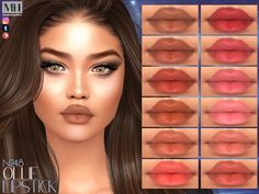 Creamy matte lips in 16 colors - HQ Compatible.