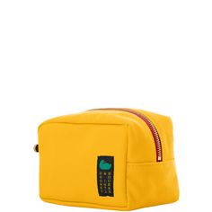 On The Go  Travel with confidence and with style on your side thanks to this cosmetic case, crafted from 100% Egyptian cotton canvas woven in Italy in a variety of shades. Yellow Rectangular Cosmetic Bag With Removable Pouch, Canvas Cosmetic Bag With Removable Pouch, Yellow Everyday Pouch Cosmetic Bag, Yellow Pouch Cosmetic Bag For Everyday Use, Canvas Cosmetic Bag With Zipper Closure For Travel, Canvas Cosmetic Bag With Zipper For Travel, Yellow Cosmetic Pouch For Everyday Use, Yellow Cosmetic Bag With Removable Pouch For Everyday Use, Rectangular Canvas Cosmetic Bag For Travel