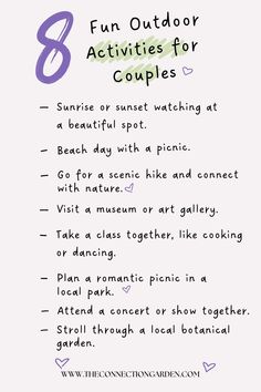 the 8 fun outdoor activities for couples