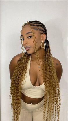 Curly Hair Salon, Curly Hair Accessories, Braids Hairstyles Pictures, Braided Cornrow Hairstyles