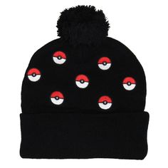 Embrace the spirit of adventure and embark on a journey to catch 'em all with this eye-catching and cozy Pokemon beanie. Pokemon is one of the most popular card games in the world. Its popularity continues to grow as it has video games, cartoons, movies, and toys! Whether you're braving the cold or seeking to showcase your love for Pokemon, this beanie is the great addition to your collection of Pokemon-themed apparel. Grab yours now and let the quest to become a Pokemon Master begin! Black Embroidered Beanie, One Size Fits Most, Black Embroidered Beanie One Size, Black Embroidered Beanie Cap, Black Embroidered Beanie For Winter, Black Novelty Beanie For Winter, Novelty Winter Hat For Outdoor Use, Black Embroidered Beanie Hat, Casual Embroidered Beanie For Winter, Casual Embroidered Winter Beanie