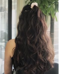 Perm Long Hair, Long Hair 2022, Modern Perm, 2022 Hair Trends, Wavy Perm, Korean Long Hair