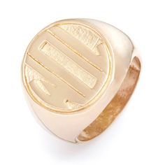 Monogram Signet Ring in gold vermeil! Customize in minutes with your choice of letters. Could ship in 24 hours from Eve's Addiction. Monogram Rings, Monogram Hearts, Monogram Pendant, Family Tree Necklace, Monogram Ring, Signet Rings, Monogram Jewelry, Gold Signet Ring, Gold Monogram