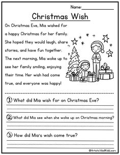 christmas wish worksheet for kids to practice their english and spanish language skills with pictures