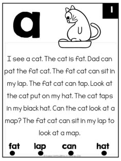 a printable worksheet with the letter q and an image of a cat