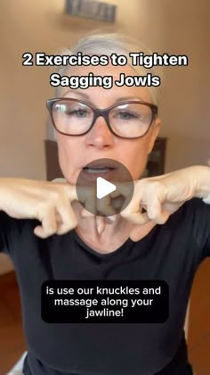 Facial Exercises For Jowls, Sagging Jowls, Sagging Cheeks, Sagging Face, Homemade Wrinkle Cream, Facial Massage Routine, Face Tightening