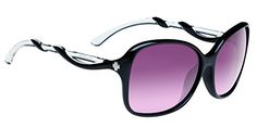 Spy Optic Fiona Flat Sunglasses BlackClearHappy Merlot Fade 61 mm -- You can get more details by clicking on the image.(It is Amazon affiliate link) #follow Women Eyewear, Purple Cases, Retro Futuristic, Eyewear Womens, Futuristic Design, Merlot, Women's Sunglasses, 00 00, Aviator Sunglasses