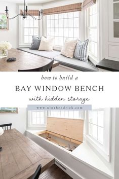 the bay window bench with hidden storage underneath is perfect for any room in your home