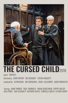 the curseed child movie poster with two men in wheelchairs talking to each other