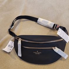 Kate Spade Women's Nylon Chelsea Belt Bag. New With Tags Kate Spade Black Bag With Cell Phone Pocket, Kate Spade Nylon Bag With Zipper Closure, Kate Spade Nylon Bags For Everyday Use, Casual Nylon Kate Spade Bag, Womens Belt, Bags Kate Spade, Kate Spade Bags, Kate Spade Bag, Belt Bag