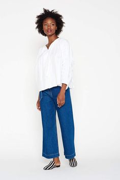 The Antecedent Shirt Oversized Long Sleeve Spring Top, Relaxed Fit Long Sleeve Top For Spring Everyday Wear, Relaxed Fit Long Sleeve Top For Spring, Relaxed Long Sleeve Top For Spring Everyday Wear, Everyday Cotton Tops With 3/4 Sleeve, Everyday Relaxed Fit Top With 3/4 Sleeves, 3/4 Sleeve Relaxed Fit Blouse For Work, Relaxed Fit Blouse For Workwear With 3/4 Sleeve, Relaxed Fit 3/4 Sleeve Blouse For Work