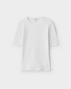 By definition you can't live without this rib tee. Cut in an ultra flattering slim fit and knit from organic cotton with an added touch of stretch to move around in. Essential. rag & bone Women's Rib Cotton T-Shirt | White, XL (also in XXS,XS,S,M,L). Ribbed Shorts, Shirt White, Fashion Advice, Rag & Bone, Cotton T Shirt, White Undershirt, Short Sleeve Tee, Cotton Tshirt, Personal Style