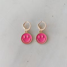 smile huggies :) available in 6 colors gold plated and nickel free Pink Huggie Earrings For Everyday, Cute Hypoallergenic Huggie Hoop Earrings, Pink Nickel-free Huggie Hoop Earrings, Pink Huggie Hoop Earrings Nickel Free, Cute Hypoallergenic Huggie Earrings, Nickel-free Pink Huggie Hoop Earrings, Cute Pink Hoop Earrings For Everyday Wear, Cute Pink Hoop Earrings For Everyday, Trendy Pink Huggie Earrings