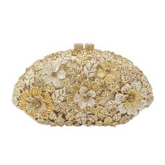 Luxury Embellished Silver Bags, Rectangular Embellished Bags For Gifts, Elegant Handmade Gold Shoulder Bag, Luxury Embellished Clutch Bag, Gold Embellished Handheld Bag, Embellished Gold Shoulder Bag As Gift, Handheld Embellished Gold Bag, Elegant Handmade Gold Bags, Gold Embellished Pouch Bag