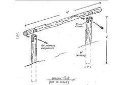 the diagram shows how to install an overhead beam for a wall or ceiling fixture, and where it will be installed