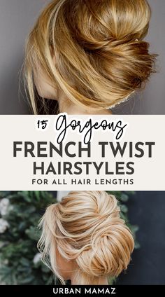 French Twist Hairstyles Bridesmaid Hairstyles French Twist, Modern French Pleat Hair, Curly French Twist Wedding, Elegant French Twist Updo, Elegant And Easy Hairstyles, French Twist Natural Hair, French Updo Hairstyles, French Twist Medium Length Hair, Easy French Twist Medium Hair