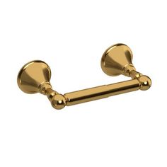 a gold metal object with two balls on it