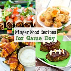 finger food recipes for game day