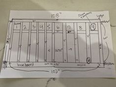 a drawing of a fence with the name jesus's thomas designs written on it