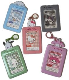 Cute White Rectangular Keychain, Photocard Keychain, Kpop Photocard Holder, Pc Holder, Photocard Holder, Kpop Photocard, Hello Kitty My Melody, Badge Holders Lanyard, Badge Holders