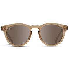 Tate | Polarized – WMP Eyewear Brown Lens, Stainless Steel Hinges, Brown Frame, Crystal Blue, Retro Sunglasses, Round Frame, Polarized Lenses, Aviator Sunglasses, Polarized Sunglasses