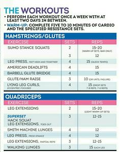 the workout plan for women is shown in blue and pink, with instructions on how to use